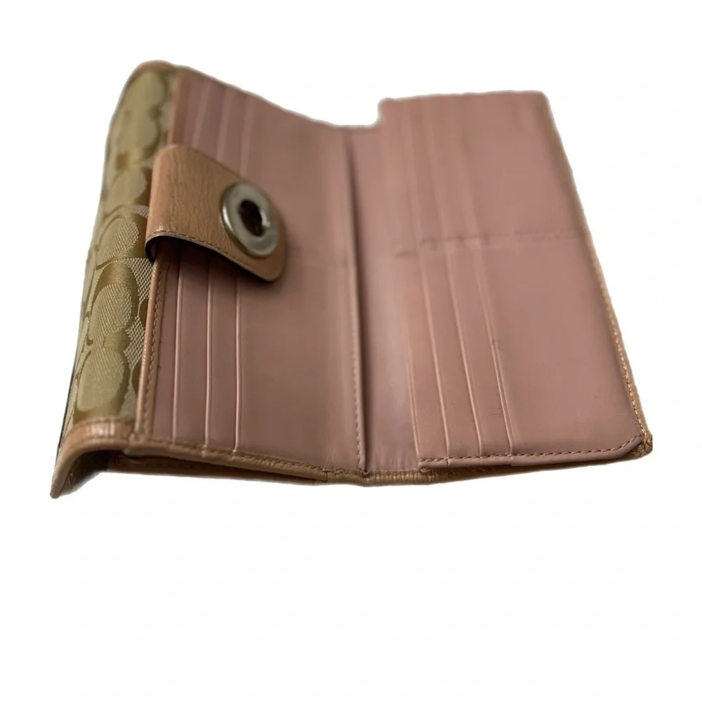 Coach Tan Signature Wallet